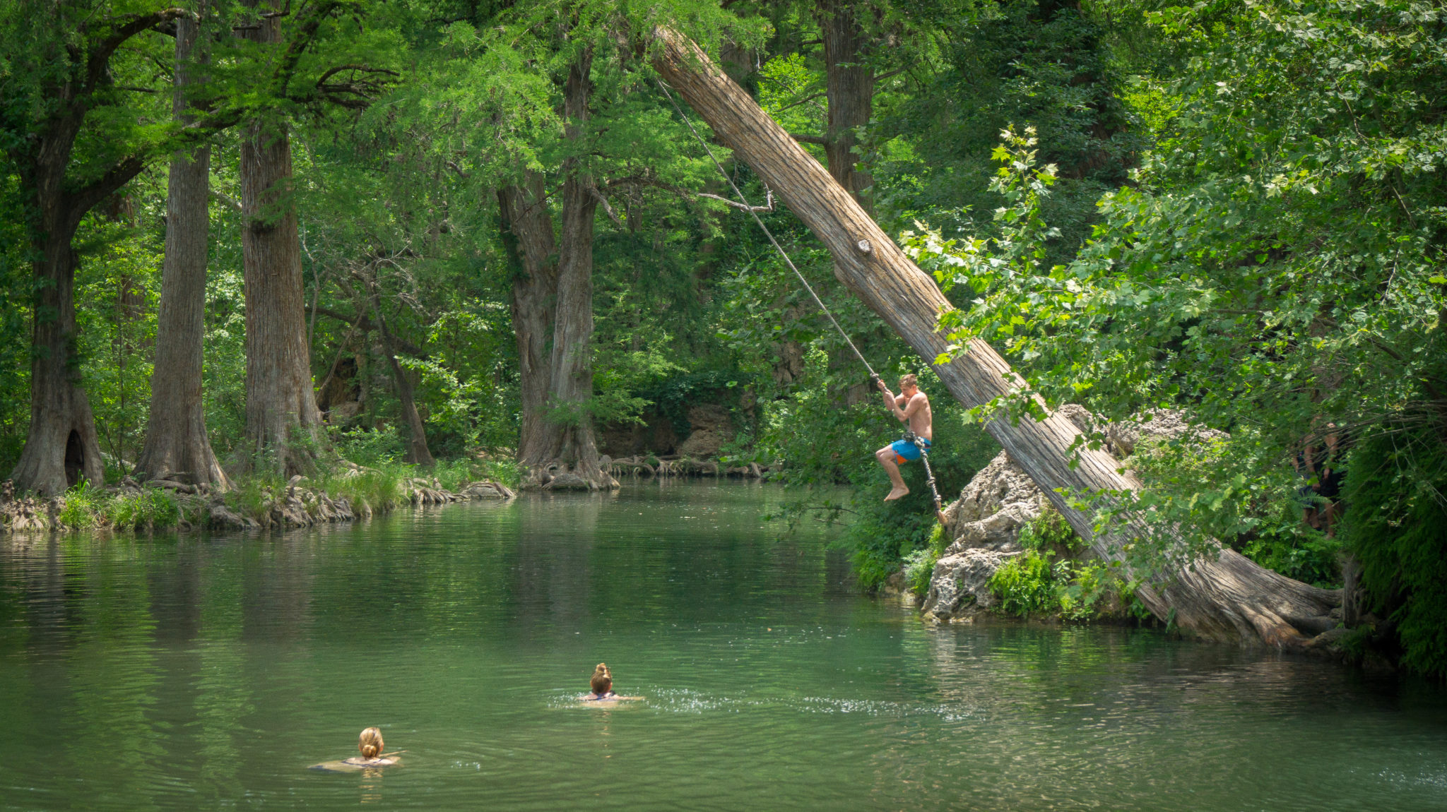Krause Springs Austin Active Kids